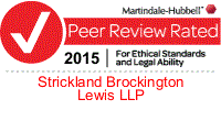 Lexis Nexis Peer Review Rated 2013: Strickland Brockington Lewis